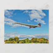 Concorde sur Finals Carte postale (Devant)