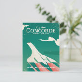 Concorde  Vacation poster Briefkaart (Staand voorkant)