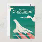 Concorde  Vacation poster Briefkaart (Voorkant / Achterkant)