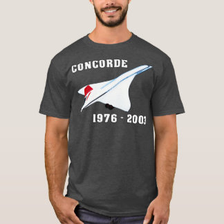 Concorde-vliegtuig T-shirt