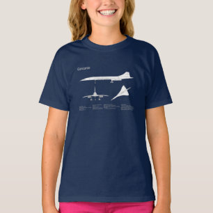 Concorde - Vliegtuigblauwdruk Tekenplannen ABD T-shirt
