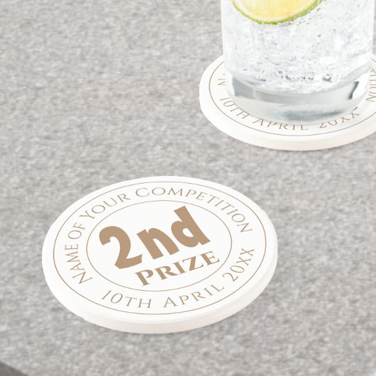 Concours 2e prix Dessous de verre de trophée