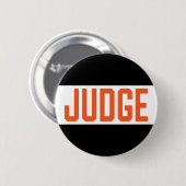 Concours de costume d'Halloween Juge Badge (Devant & derrière)