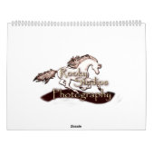 Concours frison de calendrier de cheval (Dos)