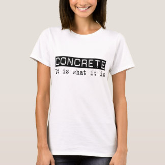 Concreet is het t-shirt