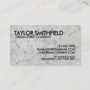 Concret Modern Professional Carte de visite