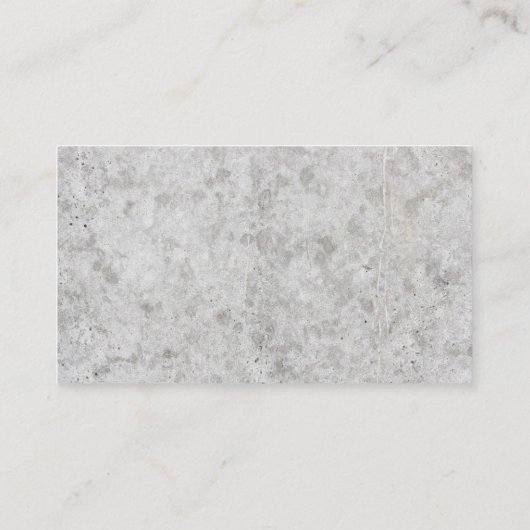 Concret moderne Carte de visite professionnel (Dos)