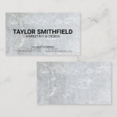 Concret professionnel tendance Carte de visite sim (Devant / Derrière)