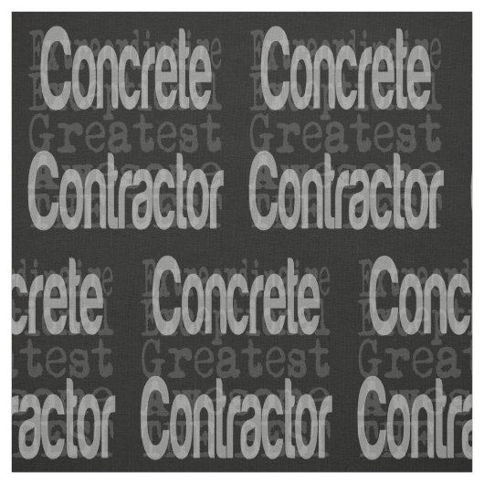 Concrete contractant Buitengewoon Stof (Swatch)