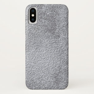 Concrete donkergrijze stone wandtextuurpatroon iPhone x hoesje