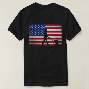 Concrete Finisher Amerikaanse vlag Patriottisch T-shirt