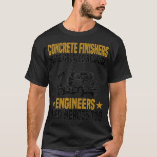 Concrete Finisher Construction Laboratory Worker T-shirt