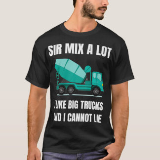 Concrete Mier Cement Mier Truck Driver Gift birt T-shirt