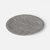 Concrete mijnbouw grijze cement sidewalk papieren bordje (Gekanteld)