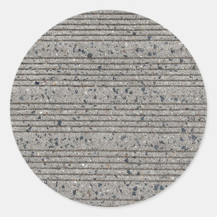 Concrete mijnbouw grijze cement sidewalk ronde sticker