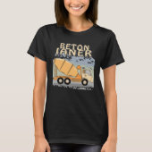 Concrete Mixer Construction Site Construction Work T-shirt (Voorkant)