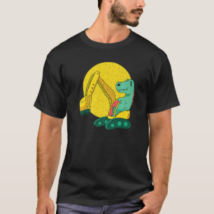 Concrete mixer Dinosa voor vrachtwagen T-shirt