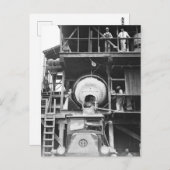 Concrete mixing Plant  foto Briefkaart (Voorkant / Achterkant)