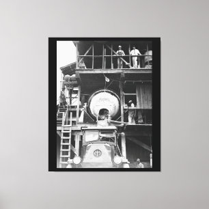 Concrete mixing Plant  foto Canvas Afdruk