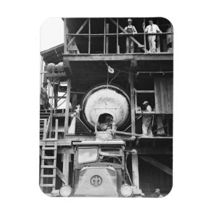 Concrete mixing Plant  foto Magneet