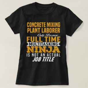 Concrete mixing Plant Laborator T-shirt
