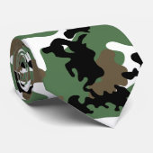 Concrete Oerwoud Camo Stropdas (Opgerold)