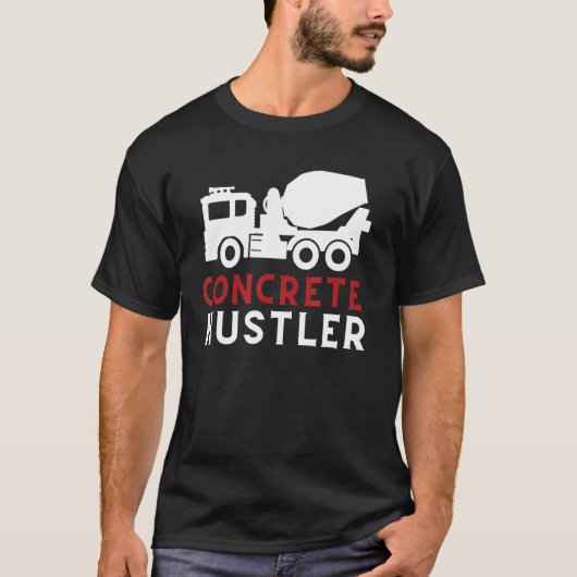Concrete Pump Operator & Concrete Worker Finisher T-shirt (Voorkant)