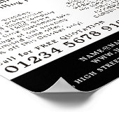 Concrete Tegels, Vloer, de Installateur van de Teg Poster (Hoek)