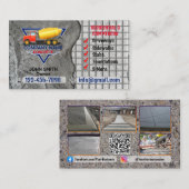 Concrete Visitekaartjes, modern design, Visitekaartje (Voorkant / Achterkant)