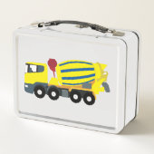 Concrete vrachtwagens voor de bouw van cement (Achterkant)