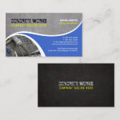 Concrete werken, bouw - Visitekaartje (Voorkant / Achterkant)