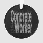 Concrete werker ornament (voorkant)