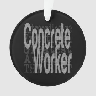 Concrete werker ornament
