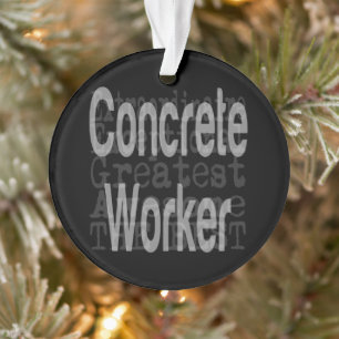 Concrete werker ornament