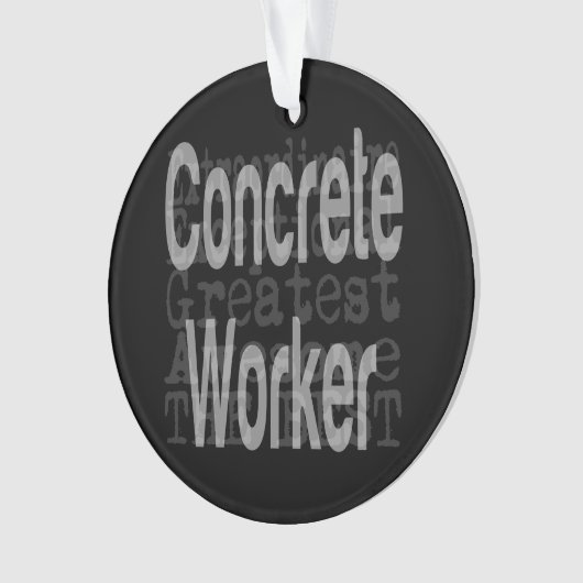 Concrete werker ornament (voorkant)