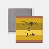 Conçu 2 écriture - aimant (Recto/Verso)