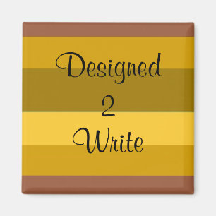 Conçu 2 écriture - aimant