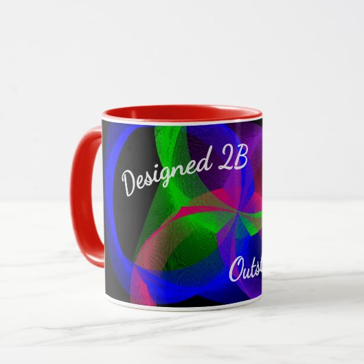 Conçu 2B Mug de café exceptionnel (Devant gauche)