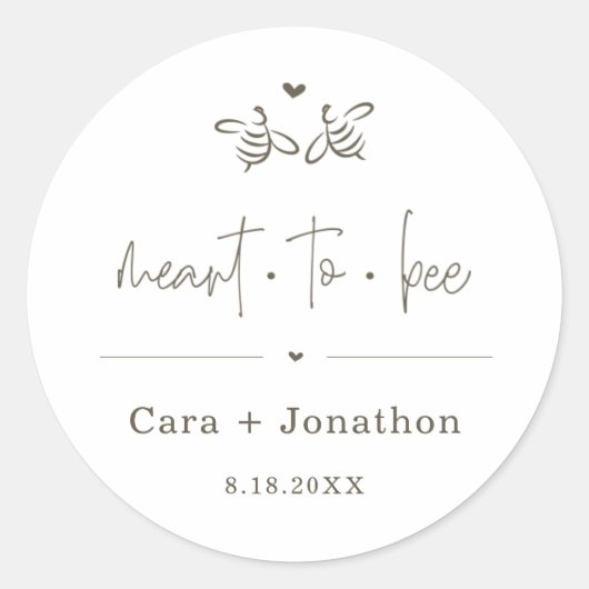 Conçu pour Bee Honey Jar Favoriser / Sticker pour  (Devant)