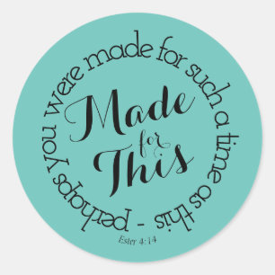 Conçu pour ce Sticker rond classique