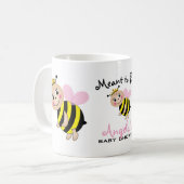Conçu pour être Baby shower Mug (Devant gauche)