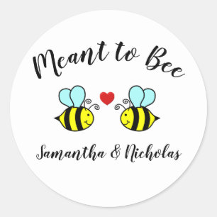 Conçu pour l'abeille - Sticker circulaire