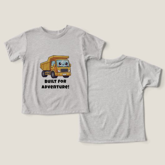 Conçu pour l'aventure - Conception de camion de vi (Design Recto & Verso)