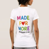 Conçu Pour Plus Éphésiens 2 10 Design De T-Shirt (Dos)