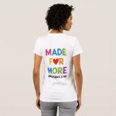 Conçu Pour Plus Éphésiens 2 10 Design De T-Shirt (Dos entier)