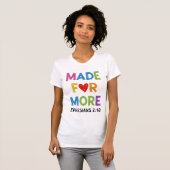 Conçu Pour Plus Éphésiens 2 10 Design De T-Shirt (Devant entier)
