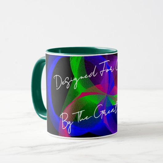 Conçu Pour Une Plus Grande Mug De Café (Devant gauche)