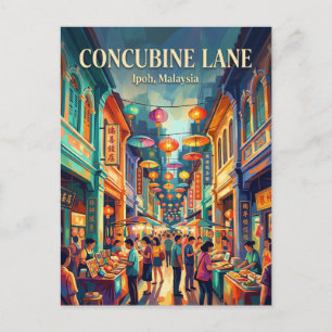 Concubine Lane Maleisië Briefkaart