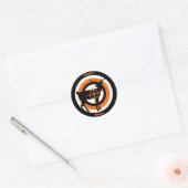 Concurrentiedoelpatches Ronde Sticker (Envelop)