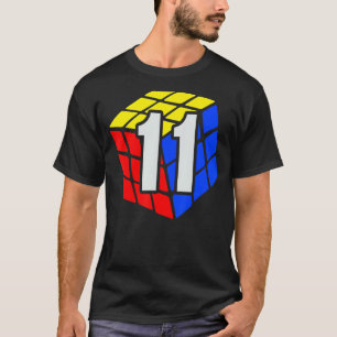 Concurrentiesnelheid van 11 jaar oude verjaardag v t-shirt